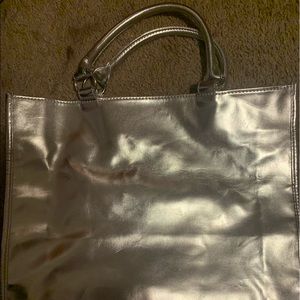 Metallic handbag